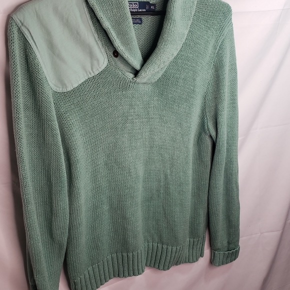 Polo Ralph Lauren Shawl Neck Sweater XL - Picture 5 of 11